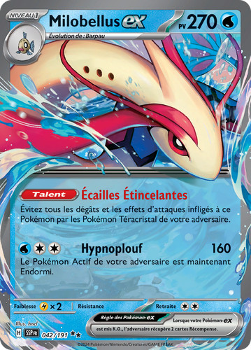 Carte pokémon milobellus - carte,