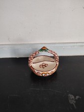 Salerons double en faïence de