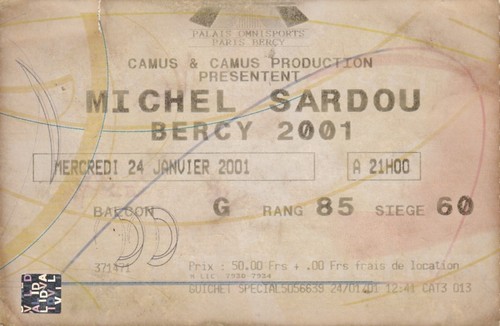 Billet concert michel sardou - concert,