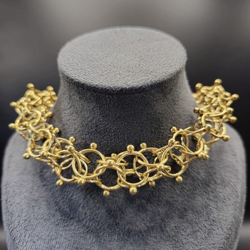 Collier maille cyclone acier - collier,
