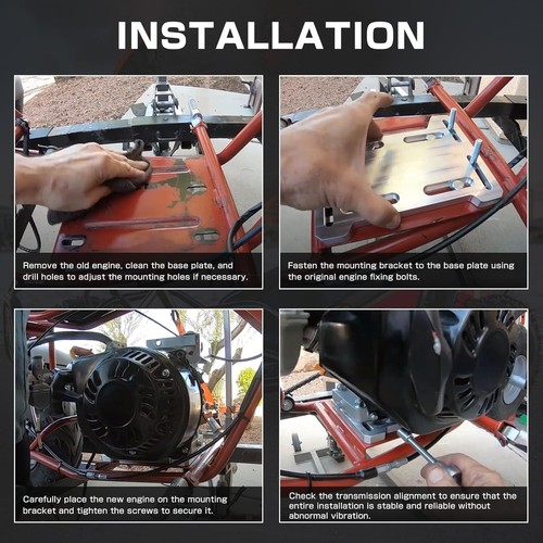 Adjustable mini bike mounting - adjustable,