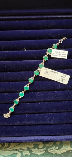Green onyx gemstone handmade - green,