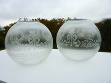 Paire de globe pour Lampe à