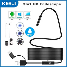 Caméra inspection endoscope 7mm étanche câble 2m USB 6 LED pour Android PC 3EN1