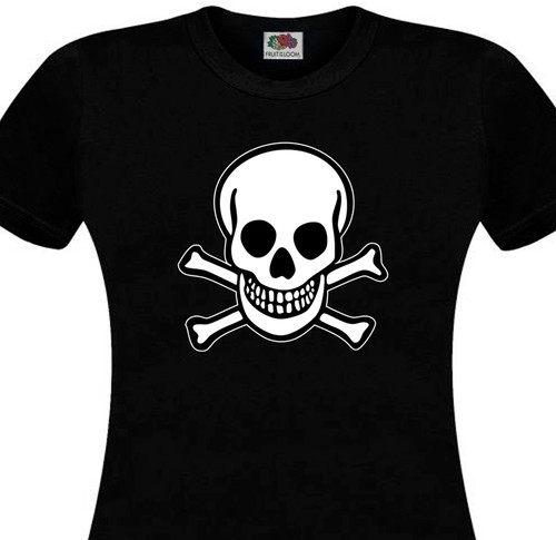 Shirt femme tête mort - t-shirt, de