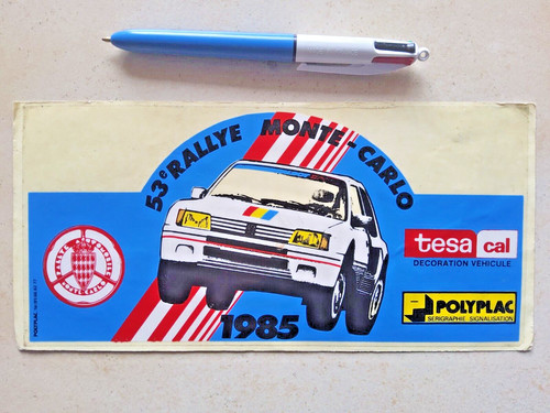 Autocollant monte carlo - autocollant,