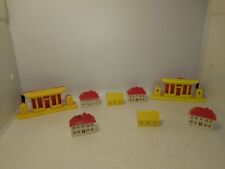 ANCIEN JOUET BONUX VILLAGE MAISON STATION SERVICE ANNEE 70/80