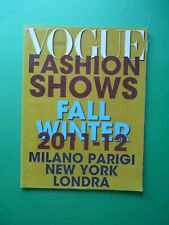 Vogue Italie Fashion Shows F/W