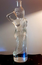 BELLE BOUTEILLE SIREINE verre blanc Hr 31 cm contenance 0,5 l