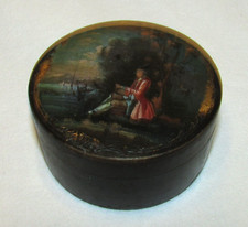 WOODEN POWDER BOX LACQUER /
