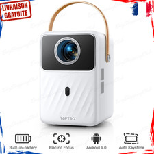 Vidéoprojecteur Portable FHD Focus OneTouch 400ANSI WiFi6 BT5.2 HDMI USB 5000mAh