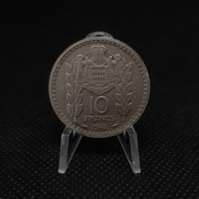 10 Francs Monaco 1946 - Louis II, TTB+, sous pochette