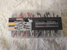 Lot de 80 Pinces de serrage crocodile Powerfix