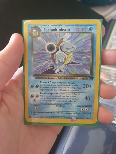 Carte pokémon tortank - carte,