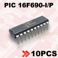 1514/10#  microcontrôleur PIC 16F690 I/P -- 10pcs