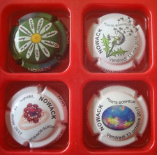 Capsules de champagne NOWACK N° 46 j, 46 l, 46 m et 46 n
