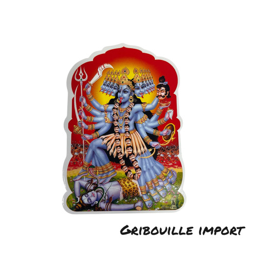 Autocollant divinité kali - autocollant,
