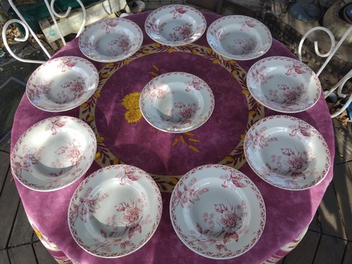 Assiettes creuse terre de - creuse,