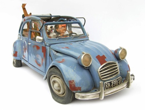 Fo85066 figurine 2cv boheme - 2cv,