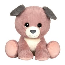 Peluche Puppy Eyes Pets - GIPSY TOYS - Chien rose et gris - 22 CM