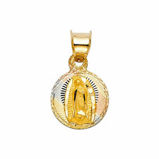 14k Real Solid Tricolor Virgen