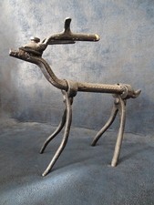 statuette métal fer forgé