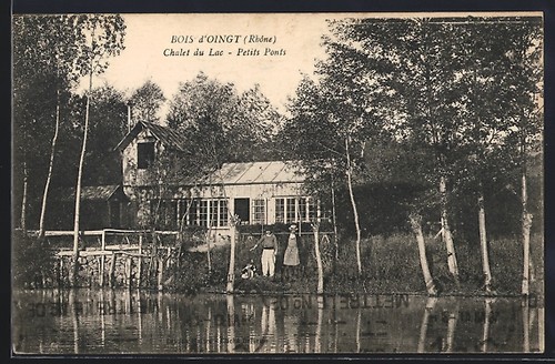 Cpa bois oingt chalet - bois-d´oingt,,