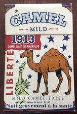Pour collection paquet de cigarettes vide : CAMEL - 1913, Camel naît en Amérique