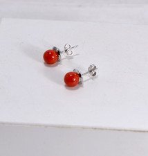 Boucles D'Oreilles or Blanc 18