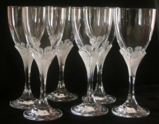 6 verres à Vin en Cristal d'Arques modèle granville