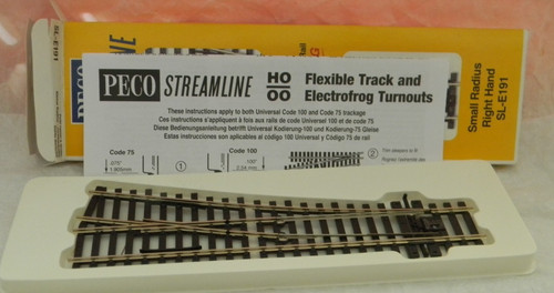 Peco e191 aiguillage - sl-e191,