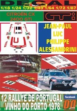 DECAL CITROEN CX 2400 GTI