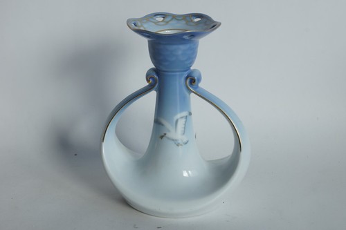 Bougeoir mouette porcelaine