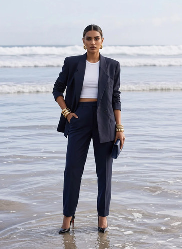 Blazer oversized noir zara - noir,