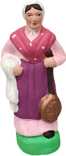 Santon 7 cm Femme à la