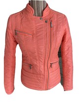 DOUDOUNE LEGERE  GUESS TAILLE XS OU 14 ANS COULEUR ORANGE PASTEL