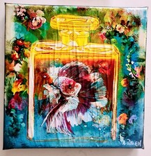 Tableau Pop Art Street FISH