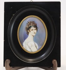 Peinture miniature XIXème