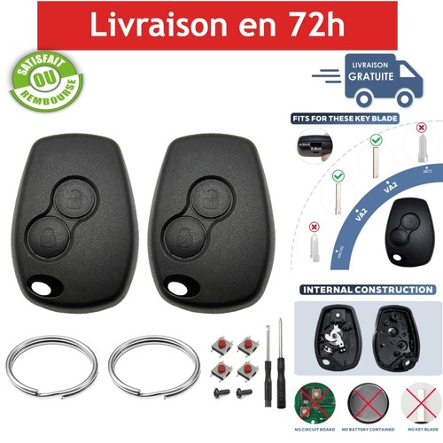 Coques clé voiture renault - coques,