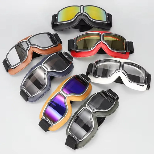 Lunettes moto rétro - de,