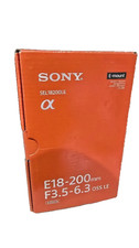 Sony E 18-200 mm SEL18200 F/3.5-6.3 Asphérique OSS Zoom Objet Bon état...