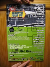 Affiche Blink 182 Cypress Hill Concert Warped Tour '99