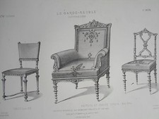 Chaise Louis XIII Fauteuil chaise légére Néo grec GARDE-MEUBLE DESTOUCHES 19éme