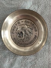  COUPELLE EN MÉTAL ARGENTÉ - "PORTE AVION CLEMENCEAU" - 11 cm - 