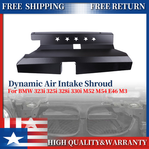 Black aluminum dynamic intake - aluminum,