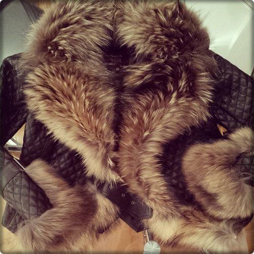 Veste cuir véritable - ,