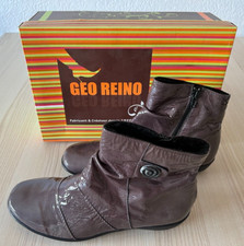 GEO REINO Chaussure Bottine Femme Size 41 Gris Vernis ESSAI V-Sumatra Moleton
