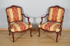 Paire de fauteuils style