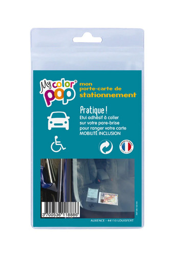 Porte carte stationnement - carte, de