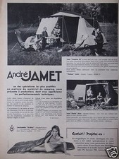 PUBLICITÉ 1958 ANDRÉ JAMET